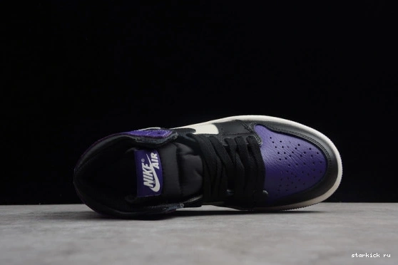 Retro Kid Jordan 'Court  1 OG Air Kids 555088-501 Purple' High 555088-501 0418